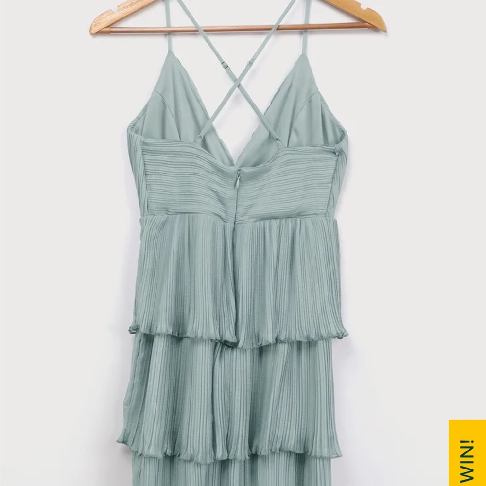 Lulu’s Tiered Ruffle Mini Dress - Picture 3 of 6